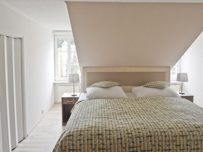 EA Hotel Mozart*** - Suite, Schlafzimmer